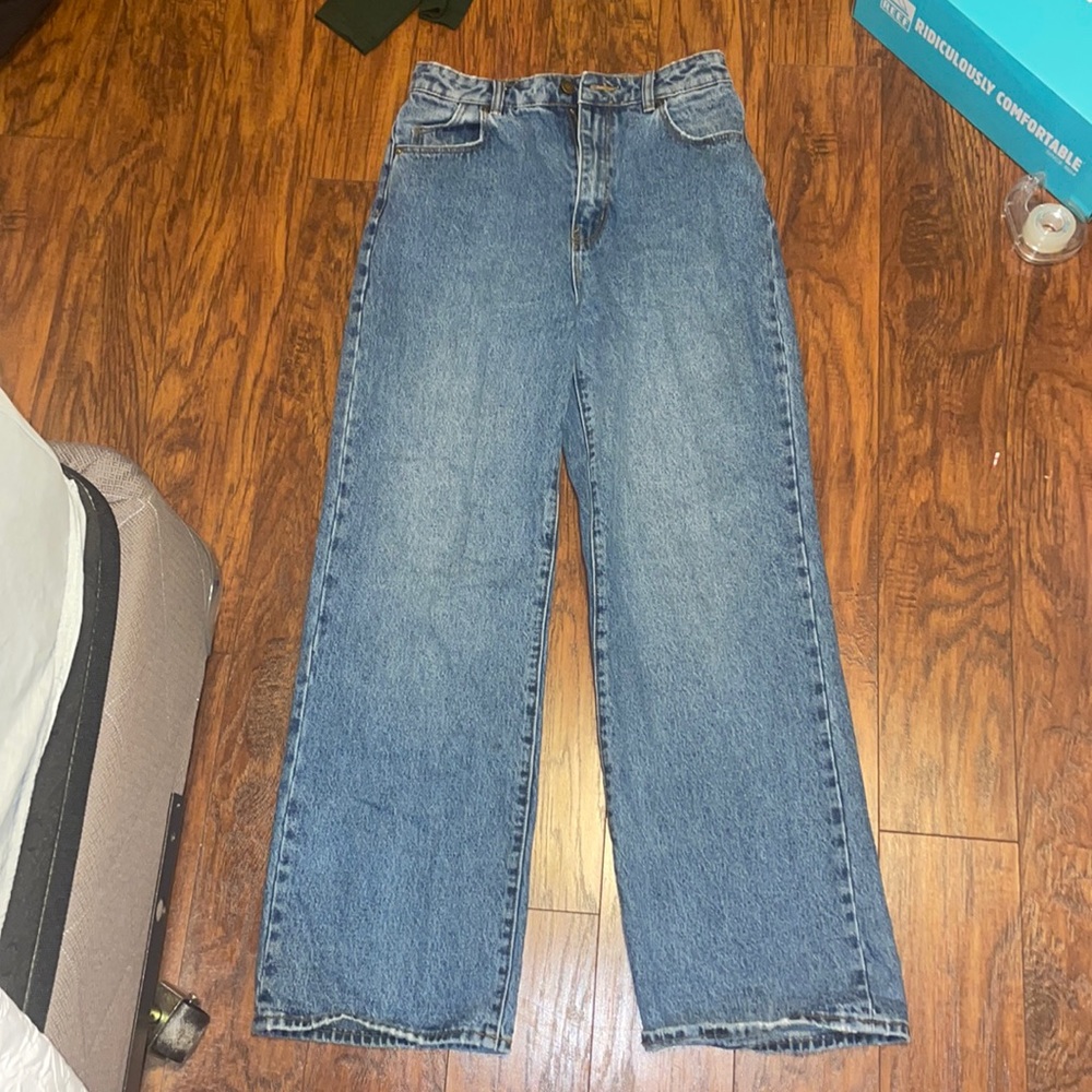High rise mom jeans - worn once